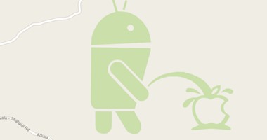 جوجل تعتذر لأبل عن الرسومات المهينة لشعارها على خدمة الخرائط