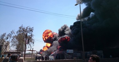 مصدر أمنى: انفجار 7 خزانات بنزين وسولار وتنر داخل مصنع الخل بالغربية