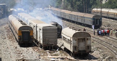 حريق محدود بقطار القاهرة - أسوان بعد تحركه من محطة مصر برمسيس