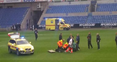 لاعب بلجيكى يصاب بأزمة قلبية داخل الملعب