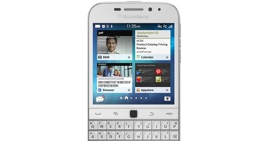 بلاك بيرى تطلق النسخة البيضاء من هاتفها BlackBerry Classic