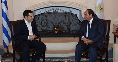 رئيس وزراء اليونان يعزى السيسى هاتفياً: نقف معكم فى الحرب على الإرهاب