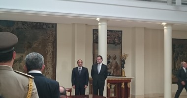 السيسى يلتقى رئيس مجلس النواب الإسبانى خلال زيارته لمدريد