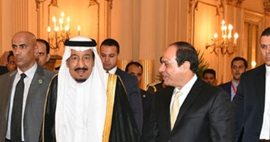 "الرئاسة": السيسى اصطحب الملك سلمان بجولة فى قصر عابدين وشاهدا حفلا فنيا
