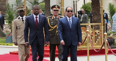 رئيس جمهورية توجو فورى جناسينجبى يصل مجلس النواب ويلتقى على عبد العال