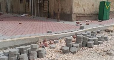 بالصور.. توقف الإنشاءات بسوق فاطمة الزهراء بمدينة السلام لنقل الباعة الجائلين 