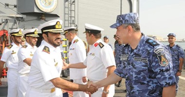 تشكيلات من البحرية المصرية تصل الإمارات للمشاركة فى تدريب "خليفة – 2"
