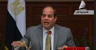 السيسى للمصريين: لما تشككوا فى أجهزة الدولة فاضل إيه تانى؟
