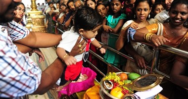 بالصور .. حكاية "فيشو" عيد رأس السنة فى ولاية "كيرالا" الهندية 