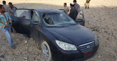 نقل الضابطين المصابين فى انقلاب سيارة بطريق السويس إلى القاهرة لتلقى العلاج