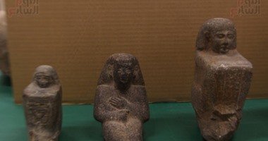 ضبط 4 تماثيل فرعونية بحوزة مزارع فى الوادى الجديد