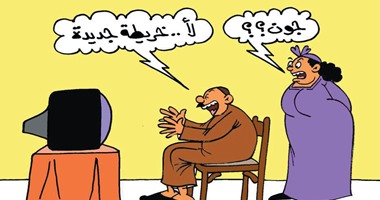 خرائط جزيرتى تيران وصنافير فى كاريكاتير "اليوم السابع"