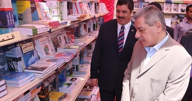افتتاح معرض الكتاب بحرم جامعة بنى سويف
