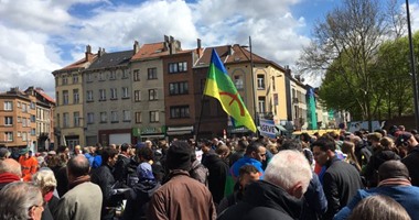 آلاف البلجيكيين يخرجون فى مسيرة لتأبين ضحايا هجمات بروكسل