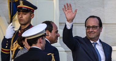 هولاند: نريد تعزيز علاقاتنا الاقتصادية مع مصر عبر الشركات الفرنسية