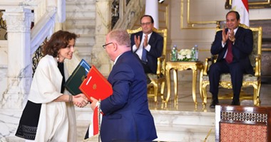توقيع اتفاقيات تعاون بين مصر وفرنسا بحضور السيسى وهولاند