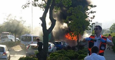 ننشر صور حادث انفجار حافلة بالقدس المحتلة.. ويديعوت: لم تتضح الأسباب
