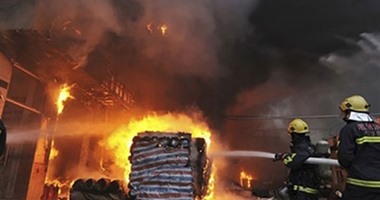 إصابة عاملين فى حريق بمخازن الآثار بطريق سوهاج البحر الأحمر
