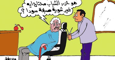"العواجيز" يتزعمون أحزاب الشباب فى كاريكاتير "اليوم السابع"