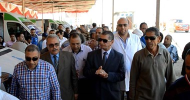 محافظ كفرالشيخ يزور حملة مكافحة فيروس سي بالتعاون مع صندوق تحيا مصر بالبرلس