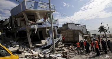 هيئة المسح الجيولوجى : زلزال بقوة 6.7 درجة يضرب غرب الإكوادور