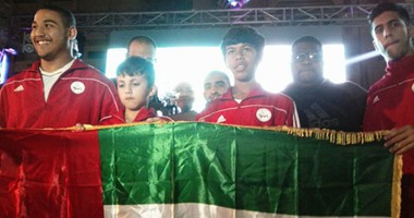 بلدية المحلة يكرم منتخب الإمارات للمصارعة