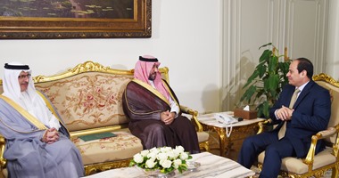 السيسى يستقبل تركى بن عبد العزيز ويعلن إنشاء جامعة الملك عبد الله بـ"الجلالة"