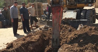 محافظة الفيوم: حل مشكلة غرق بعض الأراضى بالنصارية فى مركز أبشواى
