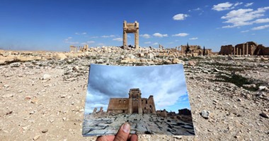 بالصور.. تعرف على أثار مملكة تدمر قبل وبعد الحرب فى سوريا
