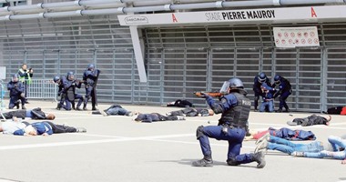 استعدادا ليورو 2016.. شرطة فرنسا تجرى تدريبات على هجمات إرهابية محتملة