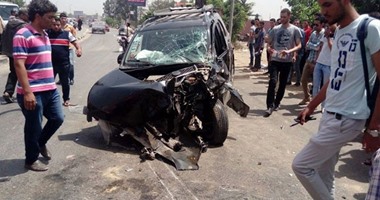 إصابة أربعة أشخاص فى حادثى تصادم بكفر الشيخ