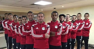 بالصور.. فرحة لاعبى منتخب مصر للصالات بالتأهل لكأس العالم
