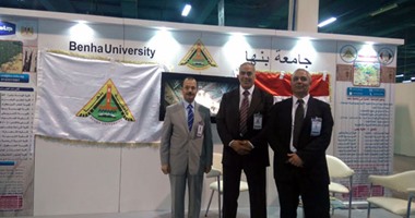 بالصور.. إقبال كبير على جناح جامعة بنها بمعرض عمان الدولى للتعليم العالى