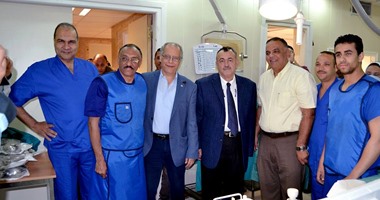 افتتاح وحدة قسطرة قلب الأطفال بمستشفى سموحة الجامعى بالإسكندرية