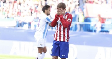 أتلتيكو مدريد يتعادل سلبيا مع مالاجا فى الشوط الأول بالليجا