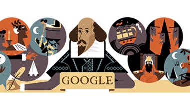جوجل يحيى الذكرى الـ 400 لرحيل وليام شكسبير