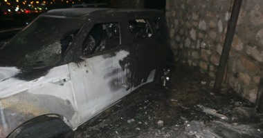 18 سيارة إطفاء تسيطر على حريق هائل بمعرض سيارات فى أبو رواش