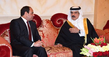 العاهل البحرينى يؤكد دعم المملكة لمصر فى حربها ضد الإرهاب