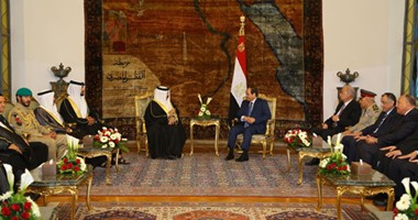 بالصور.. السيسى: تطوير العلاقات المصرية البحرينية أحد ركائز العمل العربى المشترك