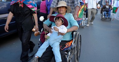 مصرع شخصين وإصابة 4 آخرين فى مظاهرة للمعوقين فى بوليفيا