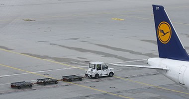 إصابة 10 أشخاص بجروح طفيفة فى حريق بمطار فرانكفورت