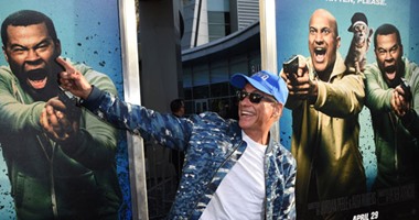 بالصور.. فان دام يحتفل مع أبطال فيلم "Keanu" بالعرض الخاص فى كاليفورنيا