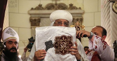 البابا تواضروس يترأس صلاة قداس "خميس العهد" بالكاتدرائية فى الإسكندرية