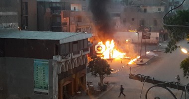 رئيس حى حلوان: السيطرة على حريق محطة الوقود دون إصابات