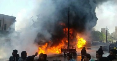 عاطل يشعل النار فى 3 سيارات بسبب خلافات مع أسرة زوجته بالإسكندرية