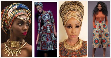 الجمال أسمر .. بالصور الألوان المبهجة تعكس تراث خطوط الموضة الإفريقية