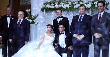 رجال الإعلام والمشاهير فى زفاف دعاء جاد الحق ومحمد عبد اللطيف