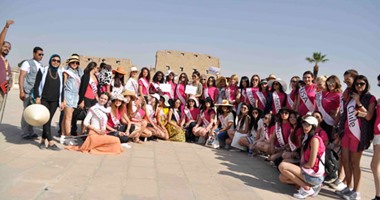 ملكات جمال البيئة يلغين زيارة قلعة قايتباى بالإسكندرية لشعورهم بالأرهاق
