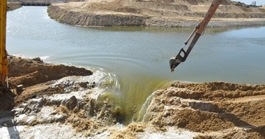 بالفيديو.. انطلاق المياه من سحارة سرابيوم إلى سيناء فى أول تشغيل تجريبى