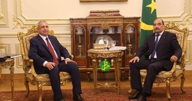 رئيس الأكاديمية العربية يلتقى رئيس جمهورية موريتانيا بقصر القبة